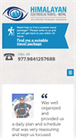 Mobile Screenshot of himalayanecotrek.com